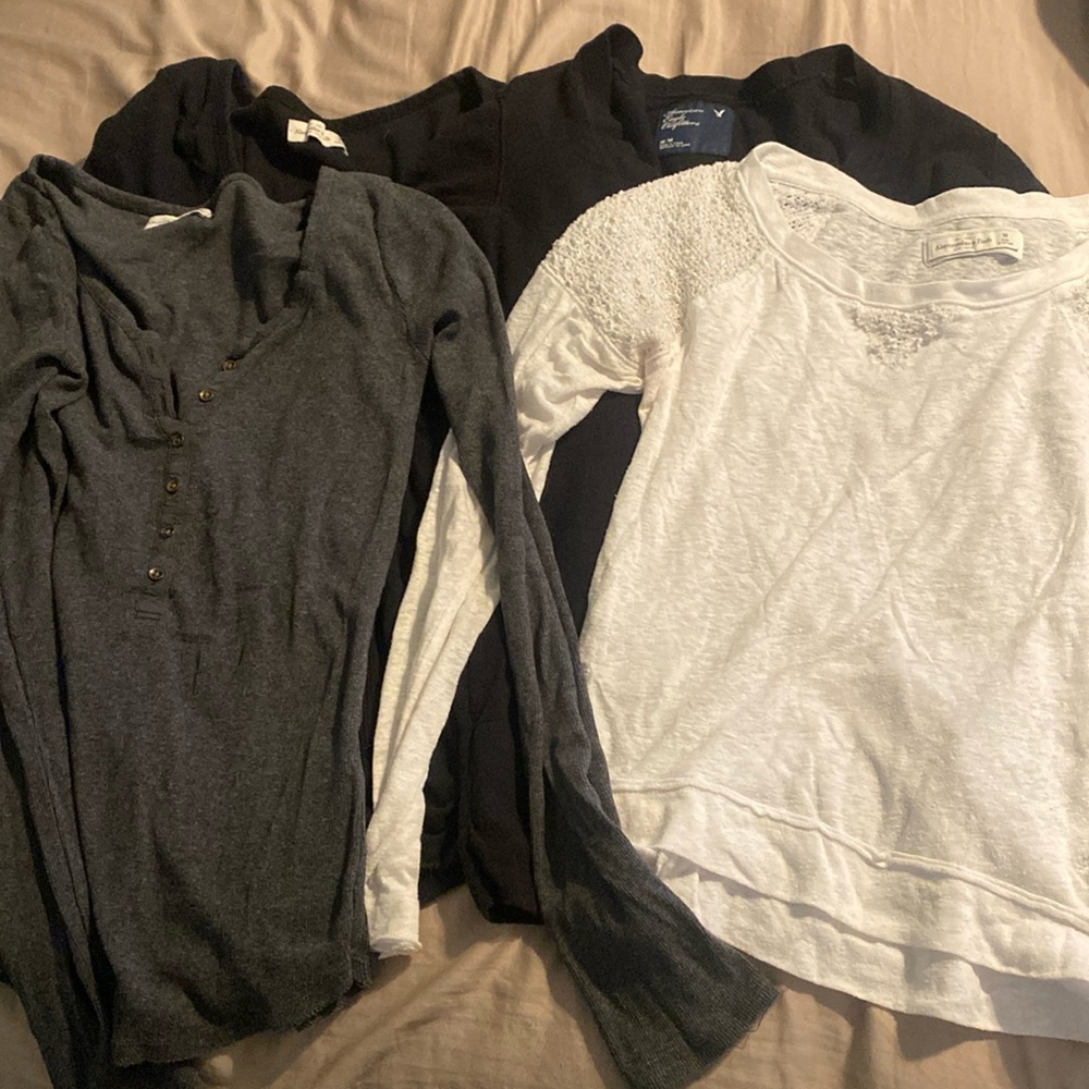 Medium long sleeve Abercrombie bundle